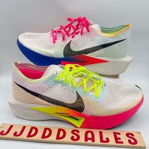 Nike ZoomX Vaporfly Next% 3 FK Multi-Color Black-Volt HQ3219-902 Men’s Sz 14 EUC